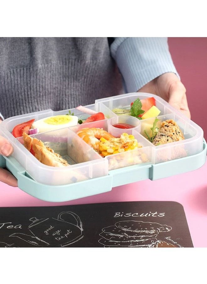 Arabest - Bento Box Durable Leak Proof Lunchbox With 5 Compartments For Kids - Pink - Image 1