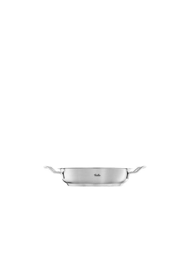 Fissler Original-Profi Collection Stainless Steel Serving Pan Diameter 28 cm 3.0 litres Round Roasting Dish High Rim Uncoated Induction,Silver,084-388-28-100/0 - Image 3