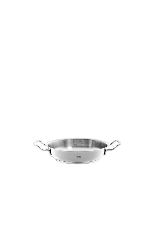 Fissler Original-Profi Collection Stainless Steel Serving Pan Diameter 28 cm 3.0 litres Round Roasting Dish High Rim Uncoated Induction,Silver,084-388-28-100/0 - Image 2