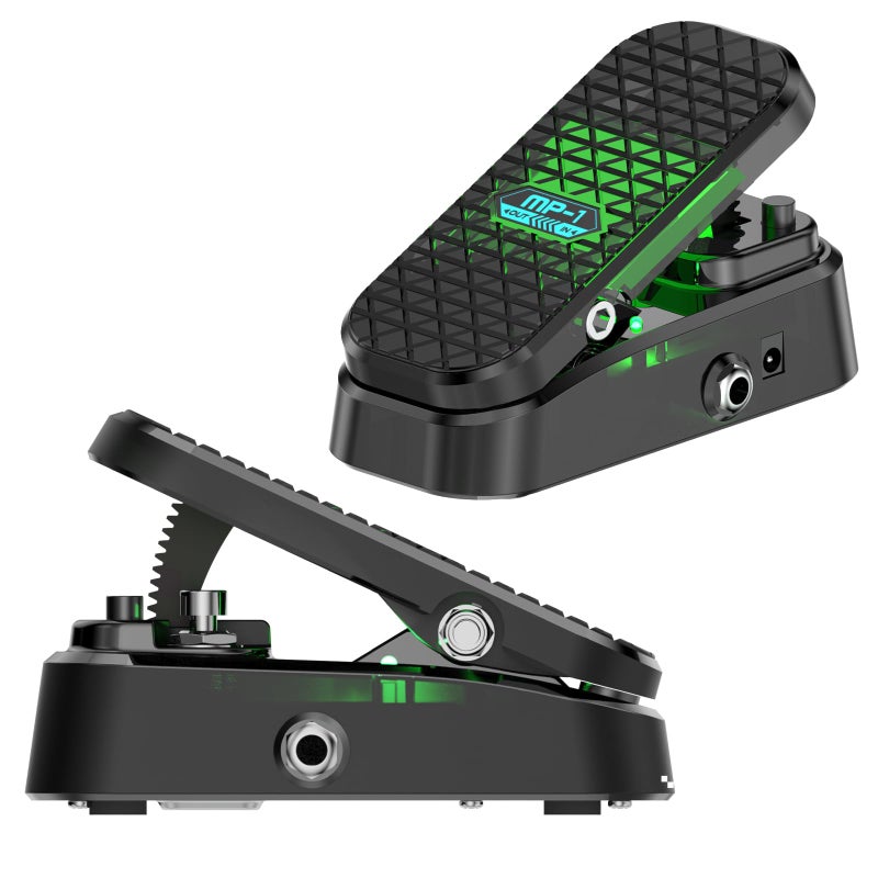 Lefiko Mini Volume & Wah Combo, Pure Analog Wah Effects and Active Volume Control Pedal for Electric Guitar, RM-Type Shielded Inductor for Superior Wah Tones, 23Â° Wide Angle Travel, LED Mode Indicator - Image 1