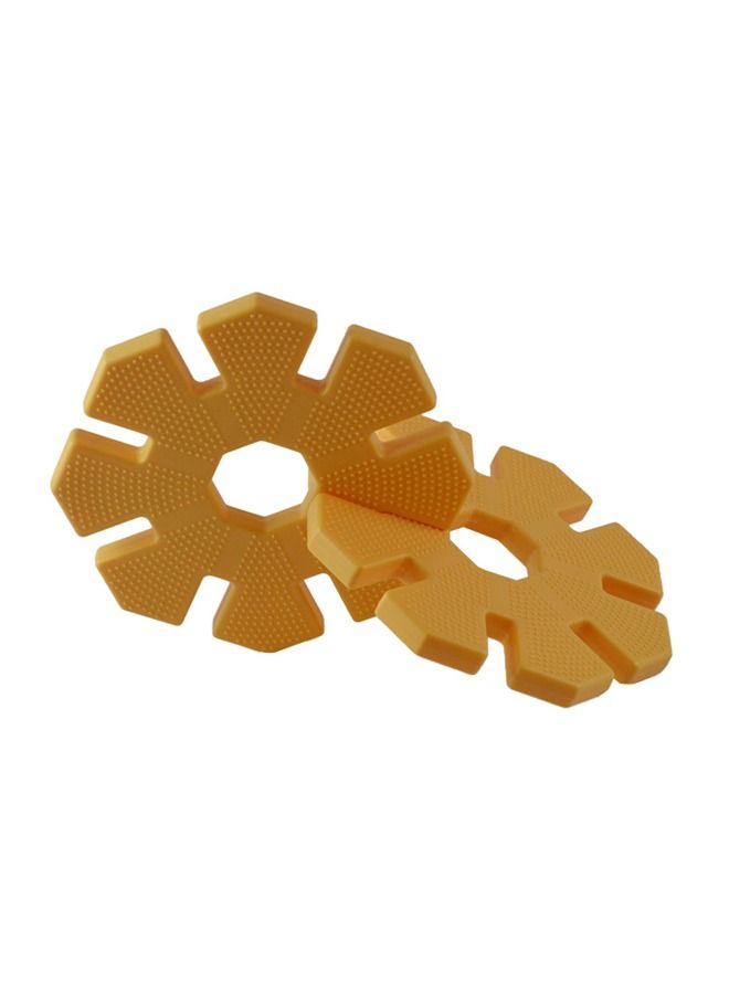 50pcs Education DIY Large Snowflake Building Block Toys Brick Set Preschool Play On The Ground For Kids  - Image 3