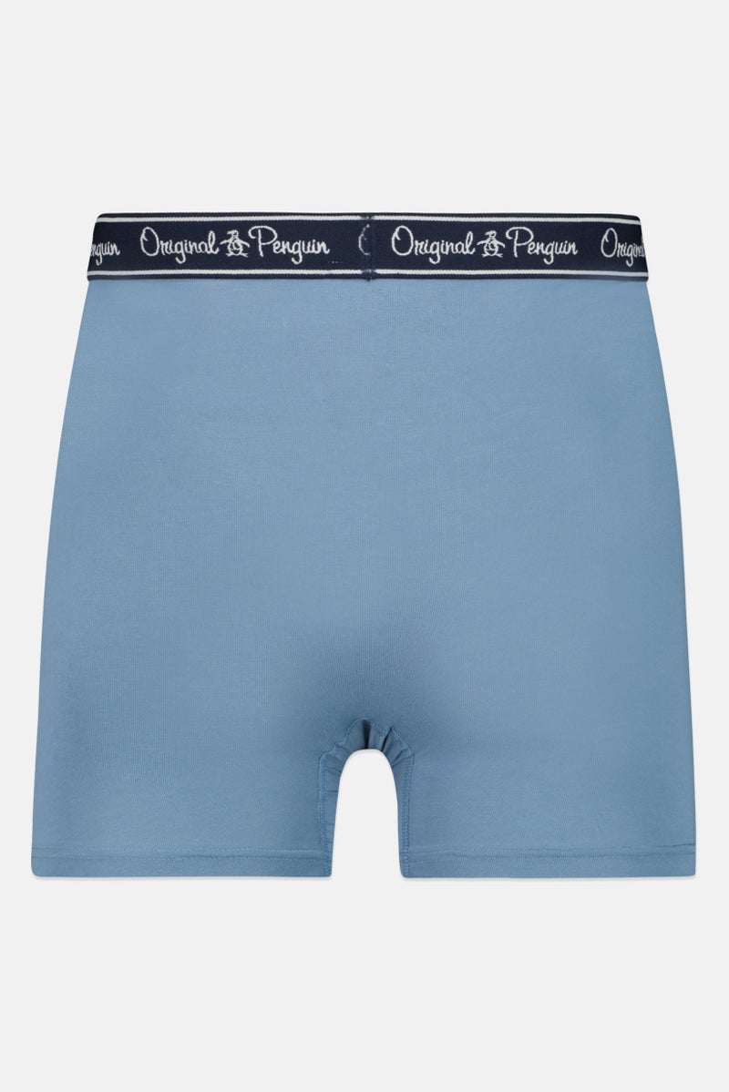 Original Penguin Men 3 Pieces Plain Boxer Briefs, Red  - Image 4