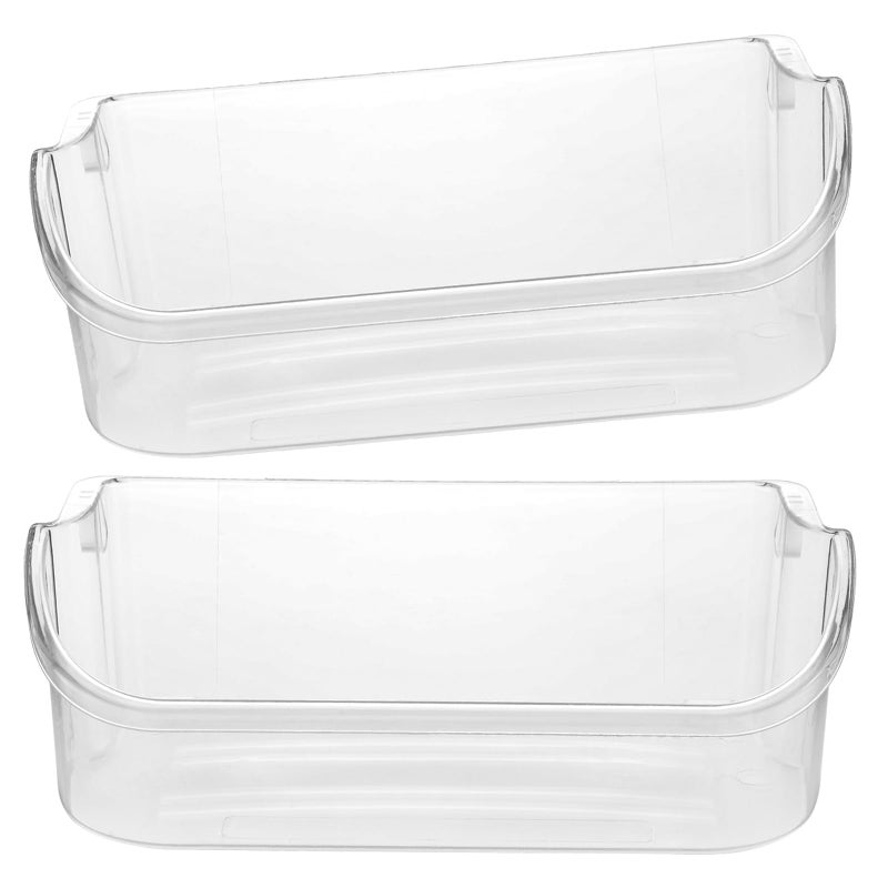 NelsMich Refrigerator Top Door Shelf FFSS2615TP0/1/2/3/4, FFSS2615TS0/1/2/3/5, FFSS2625TS0/1/2/3/5, LGHX2636TF0/4/5, FFSS2615TE0/1/2/3/4, LFSS2612TF0/1/2/3/4 for Frigidaire - Door Bin Replacement.(2-PACK) - Image 1