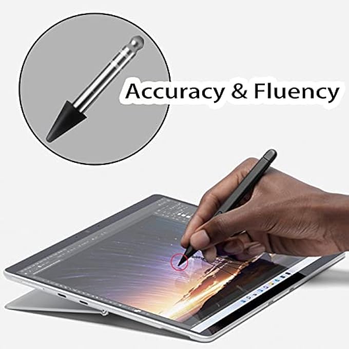 rayihni قلم بديل متوافق مع مايكروسوفت سيرفيس سليم بن 2 جين، استبدال رأس قلم سليم بن 2 - Image 3