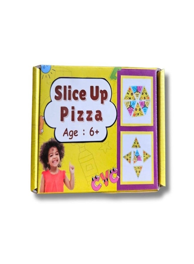 EDUSTAR Slice Up Pizza Card Game | Fun Word Association Game for Kids 6+ | Fast-Paced, Competitive Family Game - Image 1