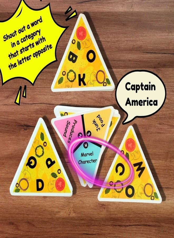 EDUSTAR Slice Up Pizza Card Game | Fun Word Association Game for Kids 6+ | Fast-Paced, Competitive Family Game - Image 4