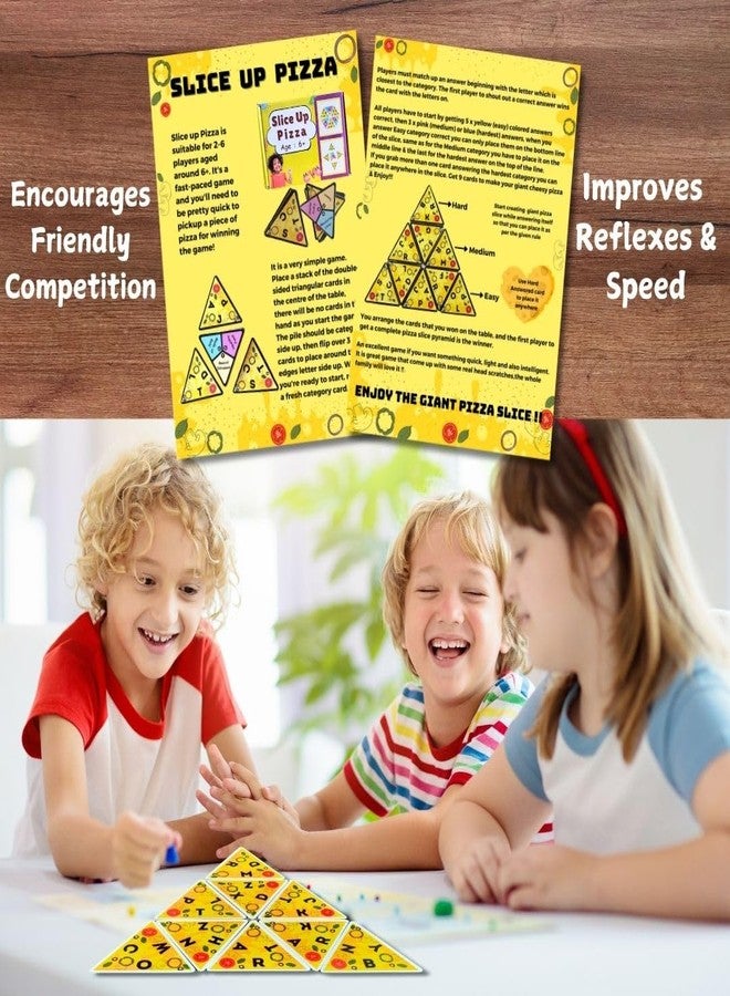EDUSTAR Slice Up Pizza Card Game | Fun Word Association Game for Kids 6+ | Fast-Paced, Competitive Family Game - Image 5