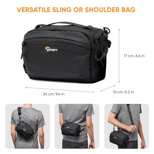 Lowepro ProTactic Lite SLX 110 AW III Camera Sling Bag Professional Camera Rain Cover Lightweight Crossbody Sling Backpack for Photographer Videographer Volume 4L for DSLRMirrorless - Image 3