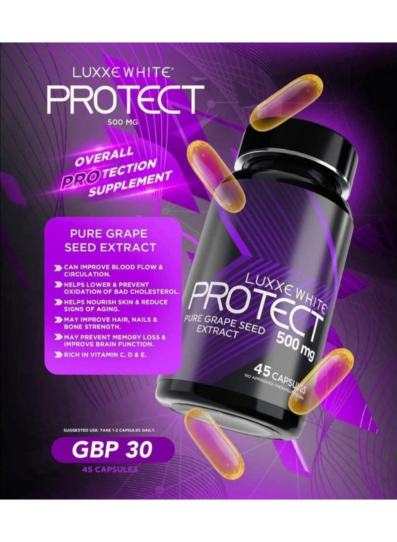 Luxxe White Frontrow Luxxe Protect  Pure Grapeseed Extract 1 bottle 45 capsules - Image 3