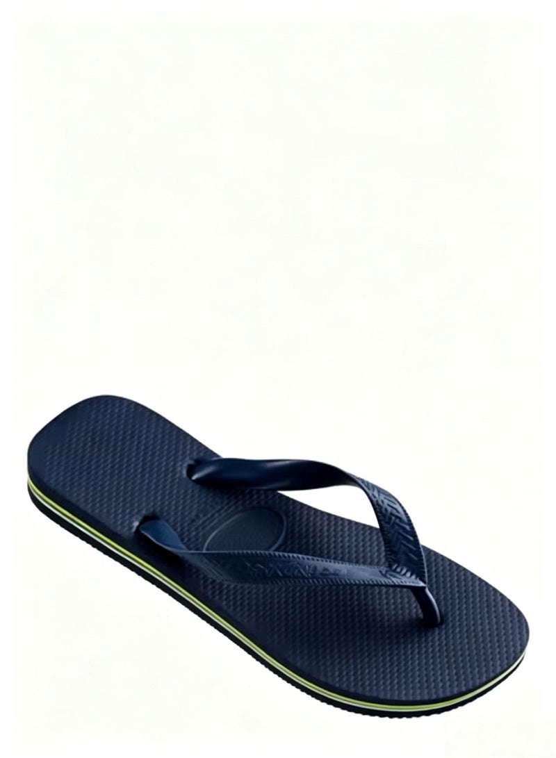 Navy blue anti slip home flip flops sandals - Image 2