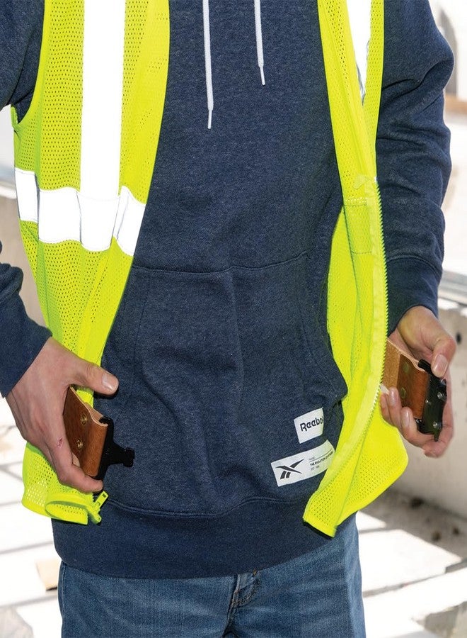 Klein Tools 5826M Leather Tool Belt with Quick-Release Buckle, 28-Inch to 36-Inch Waists, Medium - Image 5