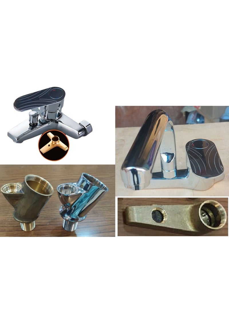 Heavy copper mixer set, 3 pieces - Image 3