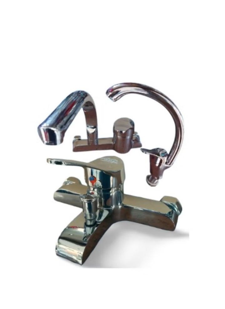 Generic Heavy copper mixer set, 3 pieces  - Image 1