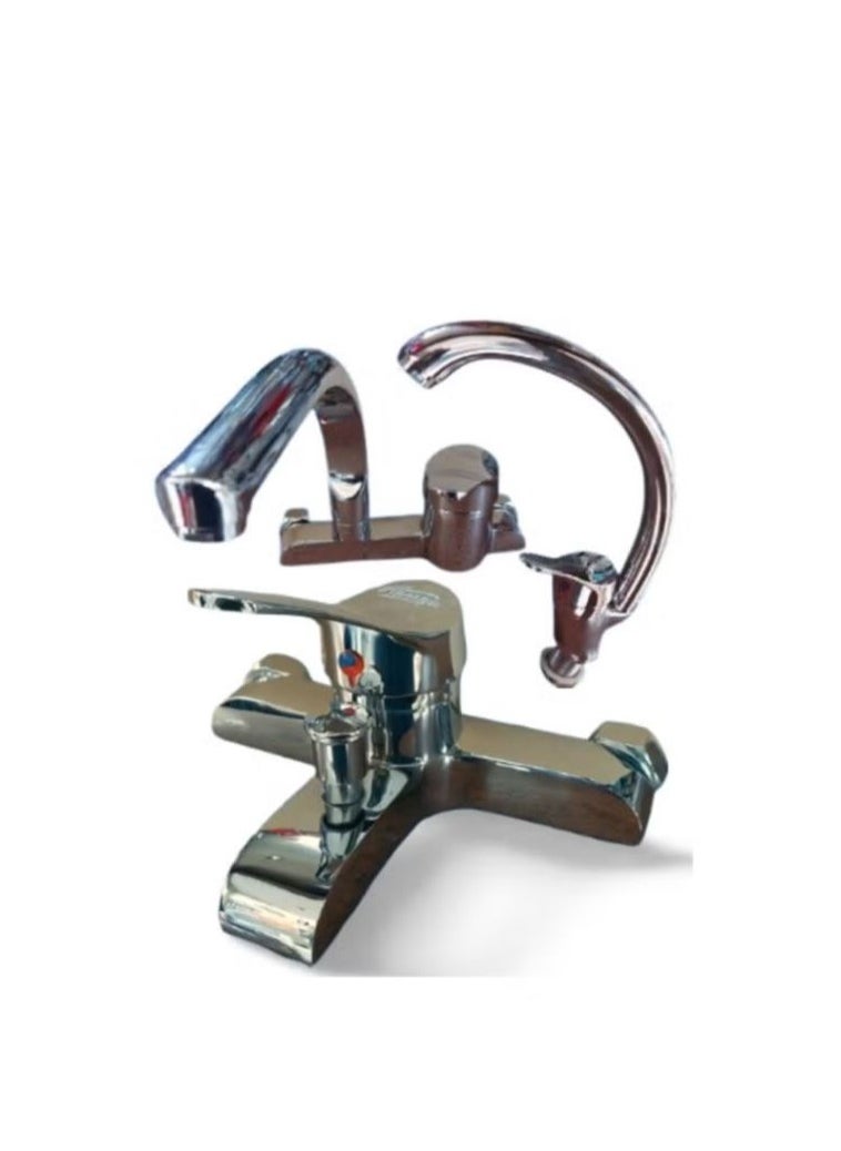 Generic Heavy copper mixer set, 3 pieces  - Image 2