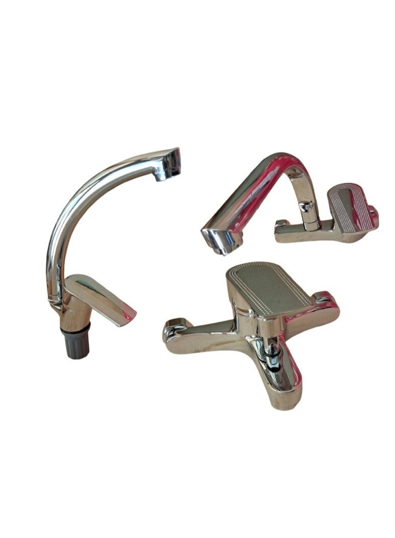 Heavy copper mixer set, 3 pieces - Image 1