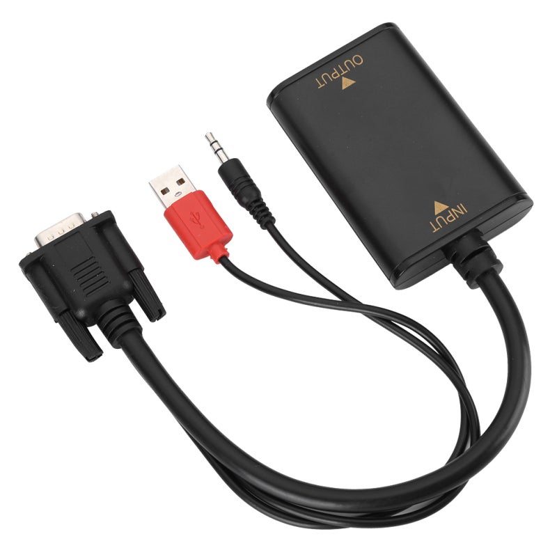 USB Cable with Audio Adapter VGA Input to HDMI Video Converter Excellent Performance - Image 4