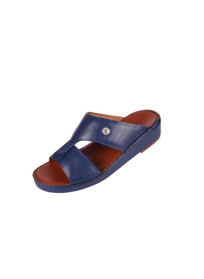 barjeel uno 008-3516 Barjeel Mens Arabic Sandals  R7903-13 Navy - Image 1