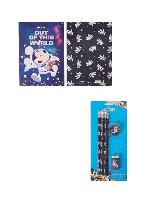 Stationery Mickey Mouse Out of this world  A4 Eng, A5 Eng & 8Pc Pencil Set