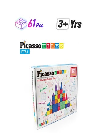PICASSO - MAGNETIC TILE CLASSIC 61PC BUILDING SET - pzsku/Z8F423C6404C815FB6407Z/45/1749119013/fc2a6e47-615b-4ba5-9f80-e75c65d466b9