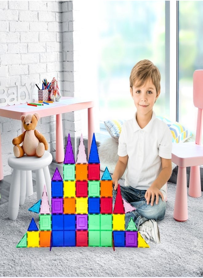 PicassoTiles PICASSO - MAGNETIC TILE CLASSIC 61PC BUILDING SET  - Image 3