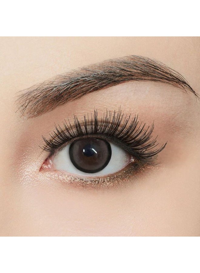 هابييمين عدسات لاصقة تجميلية سنوية للجنسين بلون زهر البرقوق والسكر، مجموعة تكبير مع علبة - Image 5