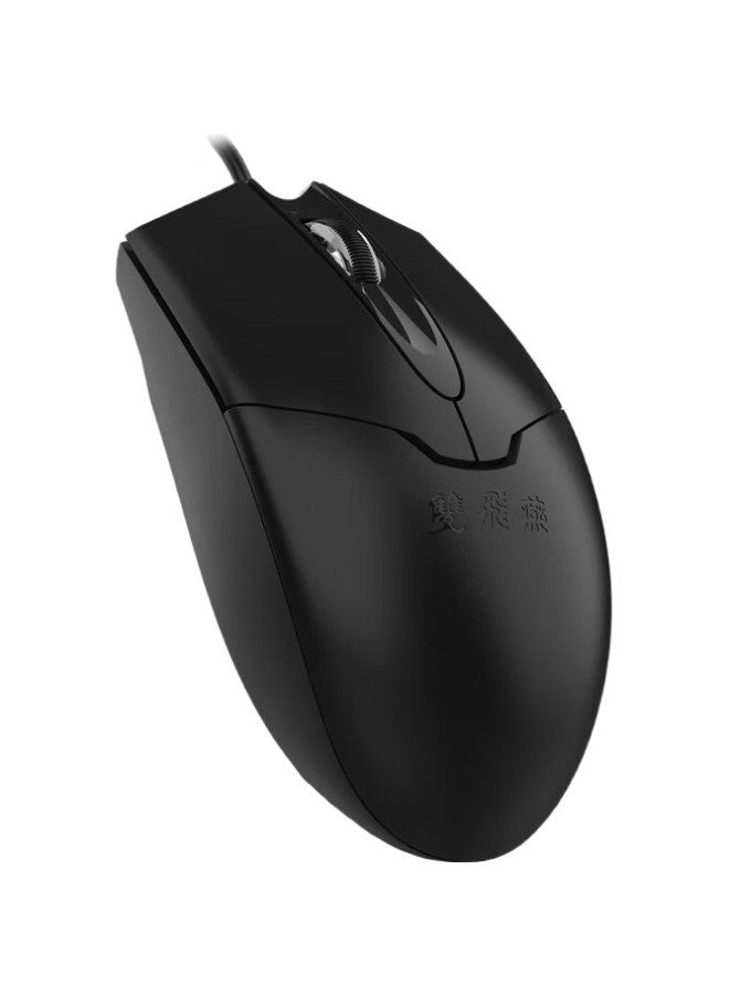 A4TECH ماوس سلكي Op-550Nu، ماوس محمول للكمبيوتر المحمول والمكتب، واجهة USB، أسود - Image 3