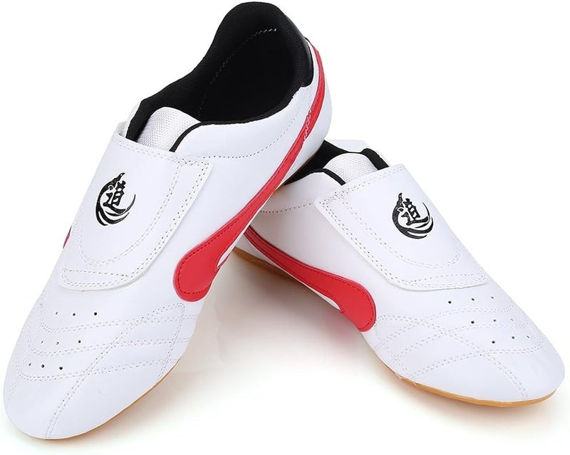 comfrt Martial Arts Shoes, Tai Chi Kongfu Shoes Taekwondo Boxing Shoes Lightweight Breathable Karate Traning Shoes for Men Women (Size : 33) Taekwondo Shoes - Image 1