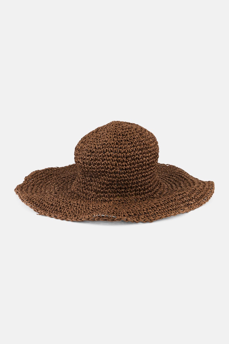 AEROSOLES Women Textured Bucket Hat, Brown - Image 2