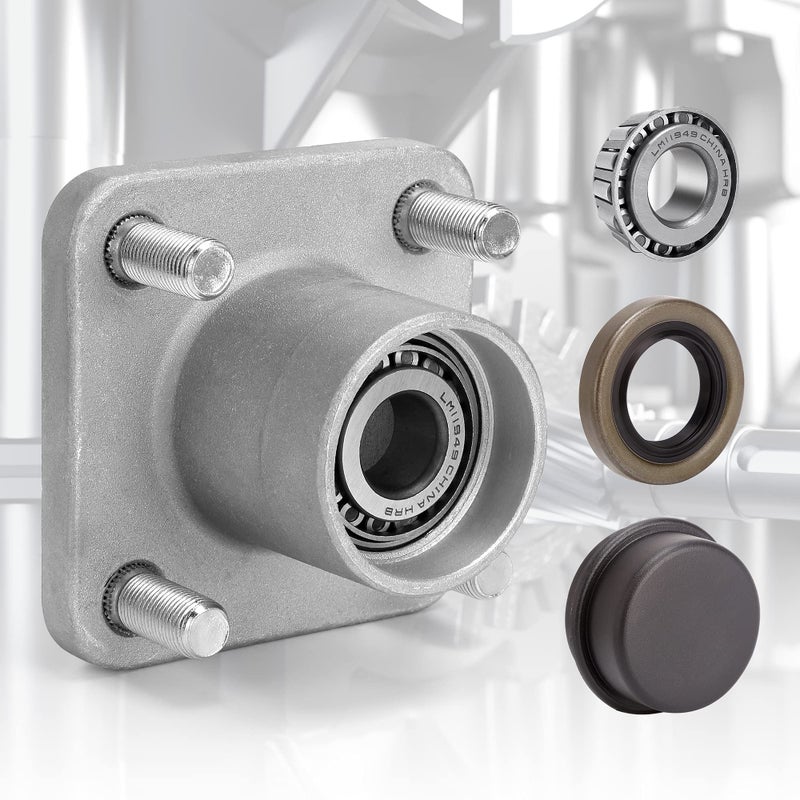 10L0L 2 Pack Front Wheel Hub Assembly for Club Car DS Golf Cart 1974-2003, Replace OEM 1011892, 11011102, 1011153, 1011889, 1011894 - Image 3