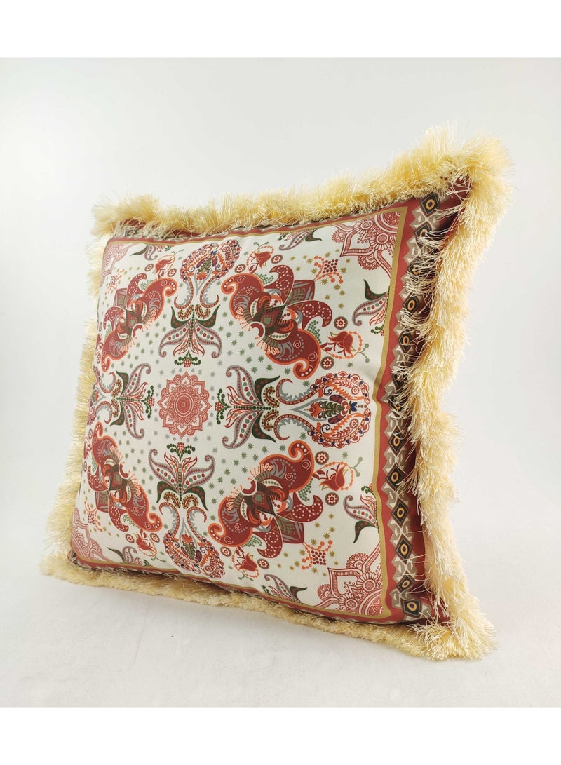 Ramsha Multi Color Polyester Cushion with Filler Cushion for Floor,throw cushion,sofa cushion Bed, Couch - CS 061 (45x45cm) - Image 4