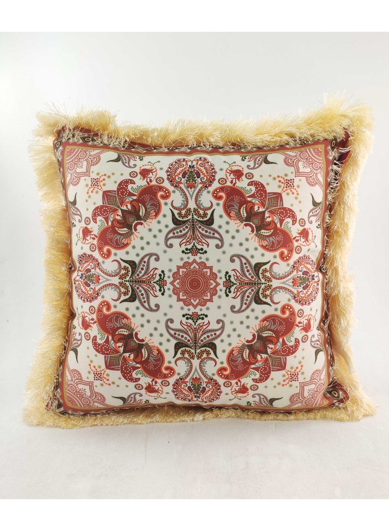 Ramsha Multi Color Polyester Cushion with Filler Cushion for Floor,throw cushion,sofa cushion Bed, Couch - CS 061 (45x45cm) - Image 3