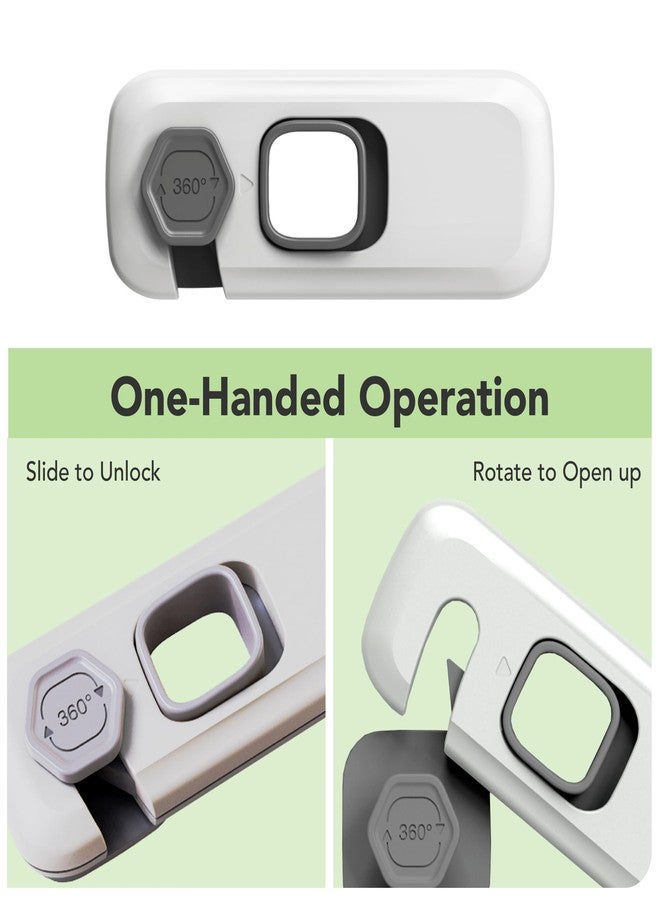 moonybaby Fridge Lock 5 Pack, Child Proof Refrigerator Lock, Fridge Locks for Kids, Child Safety Locks for Doors, RV Refrigerator, Oven Lock Child Safety Cabinet Locks - Image 2