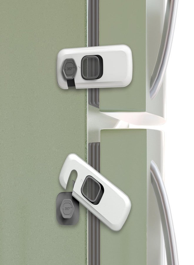 moonybaby Fridge Lock 5 Pack, Child Proof Refrigerator Lock, Fridge Locks for Kids, Child Safety Locks for Doors, RV Refrigerator, Oven Lock Child Safety Cabinet Locks - Image 1