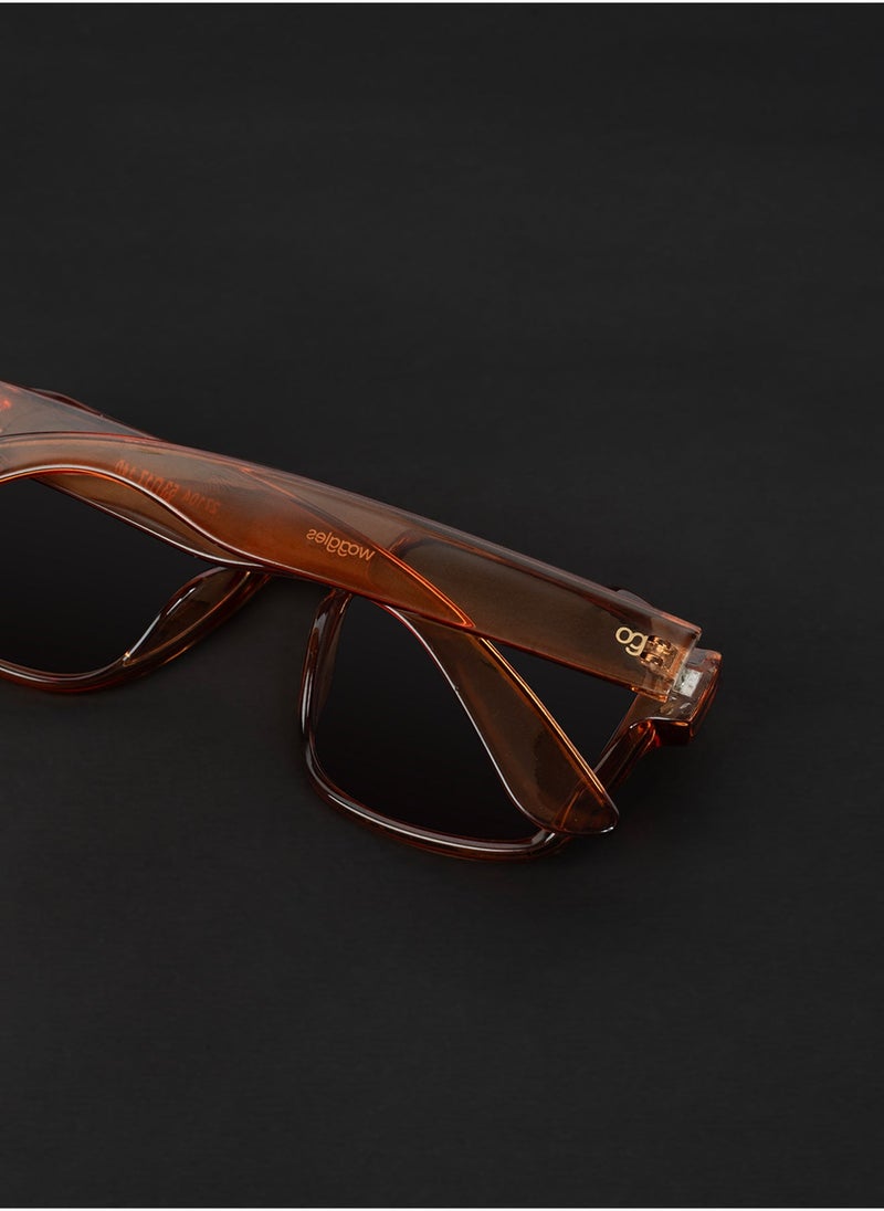 Woggles Uv-Protected Brown Aviator Sunglasses  - Image 5