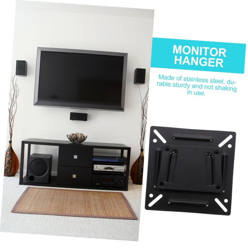 Adjustable Monitor Wall Mount Bracket Space Saving Sturdy Design Easy Install - Image 3