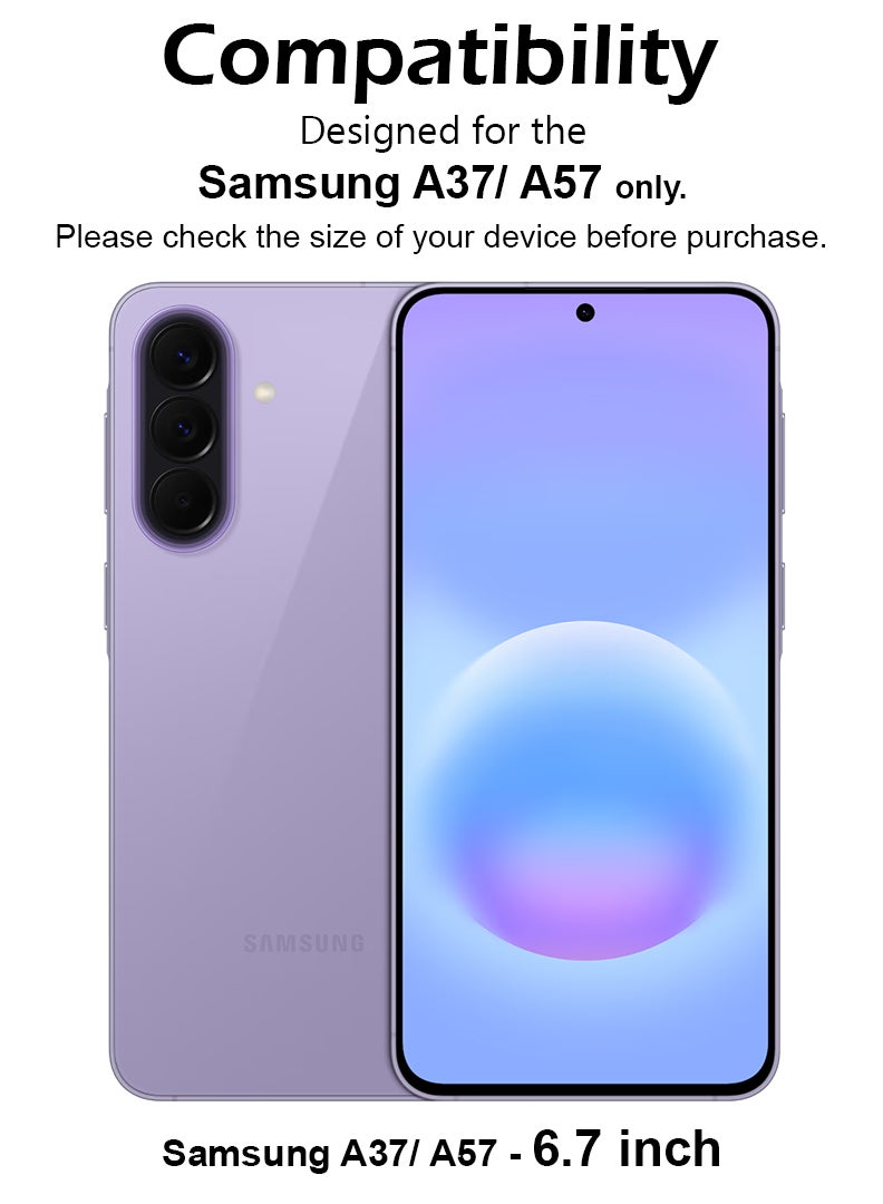 Case Up Screen Protector Samsung Galaxy A37/ A57 6.7 Inch Inch 9H Hardness Tempered Glass Film, Bubble Free Easy Installation, Full Coverage, Anti Scratch And Touch Sensitive - Image 2