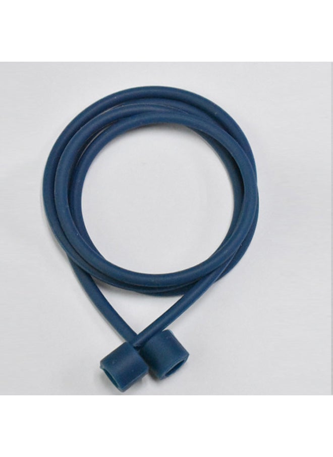 Generic - For Apple Airpods2PRO3 Earphone Anti-lost Rope Millet Huawei Earphone Silicone Lanyard TWS Anti-lost Rope-Color:654C Dark Blue (Classic)-Applicable Model:For Apple Wireless Headphones - Image 1