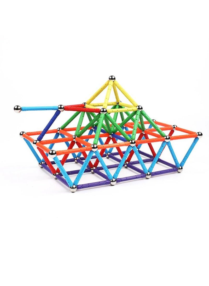 null - Magnetic stick puzzle 114 pieces - Image 1