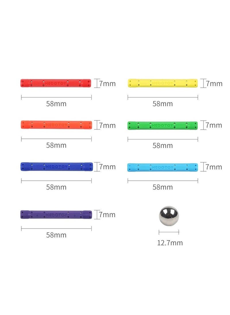 null - Magnetic stick puzzle 114 pieces - Image 1
