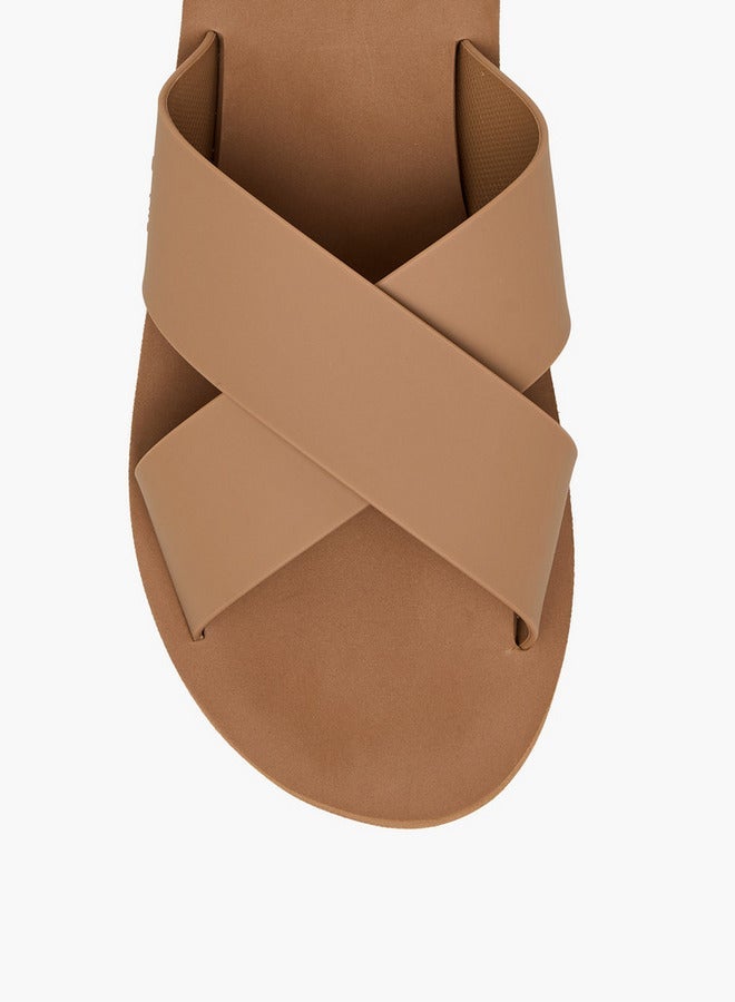 Lee Cooper Men's Logo Detail Cross Strap Flip Flops - Image 3