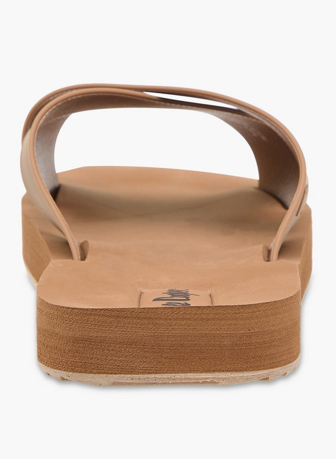 Lee Cooper Men's Logo Detail Cross Strap Flip Flops - Image 4