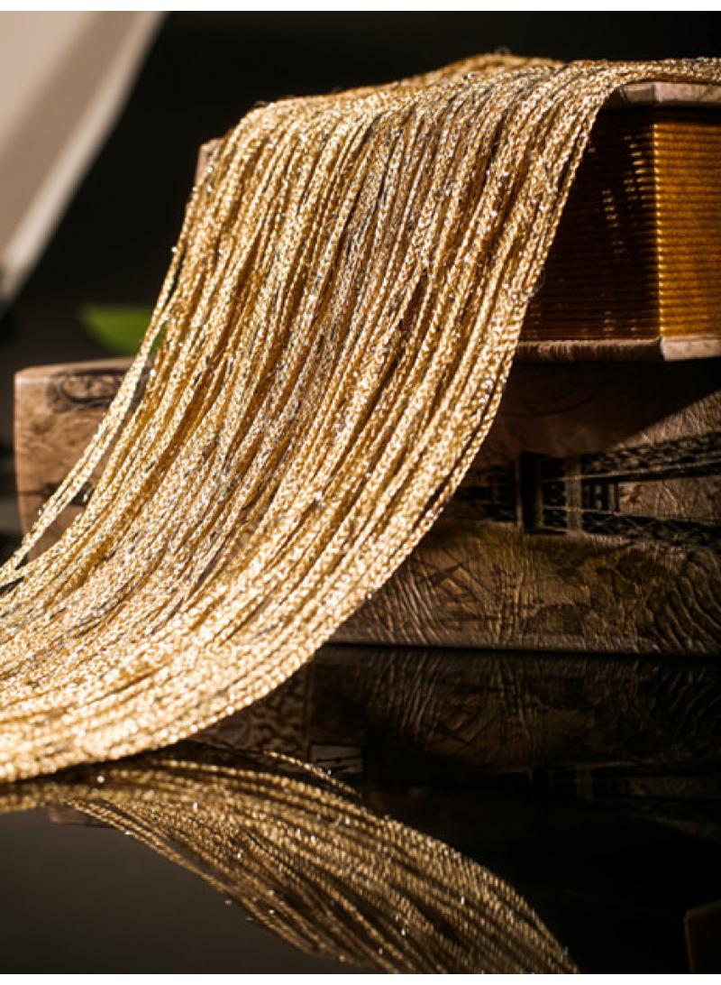 general Shiny Tassel String Doorway Curtain 300x280 cm - Image 2