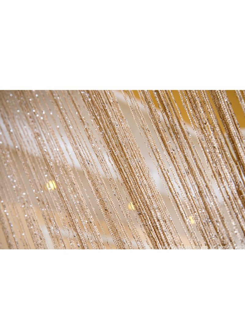 general Shiny Tassel String Doorway Curtain 300x280 cm - Image 3