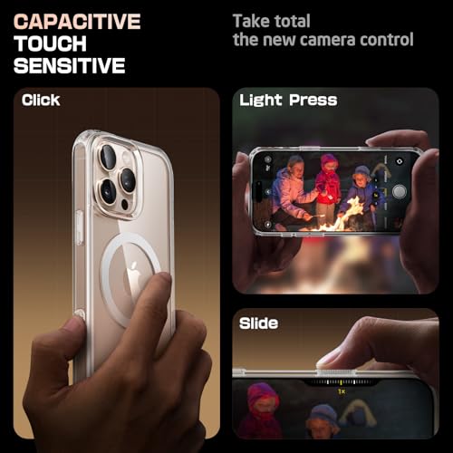 SUPCASE for iPhone 16 Pro Case with Camera Control Capture Button Unicorn Beetle Mag Compatible with MagSafe Slim Protective Magnetic Phone Case for iPhone 16 Pro 63 2024 Clear - Image 3