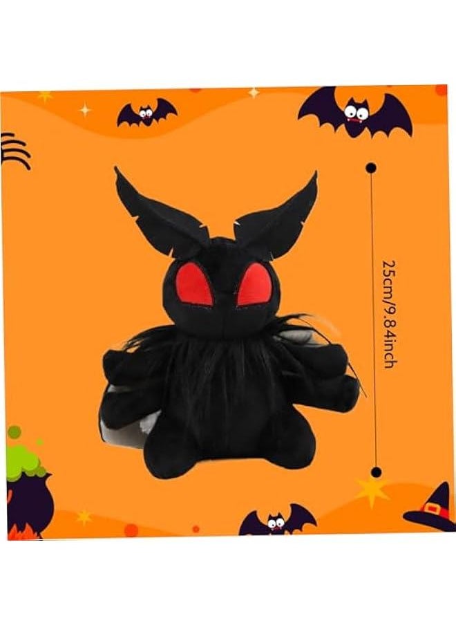 Generic - Mothman Plush,9.8 Inch Moth Plush,Mothman Plush Mothman Toy Stuffed Baby Mothman Plush Creepy Goth Stuffed Animals Mothman Accessory Supplies - Image 1