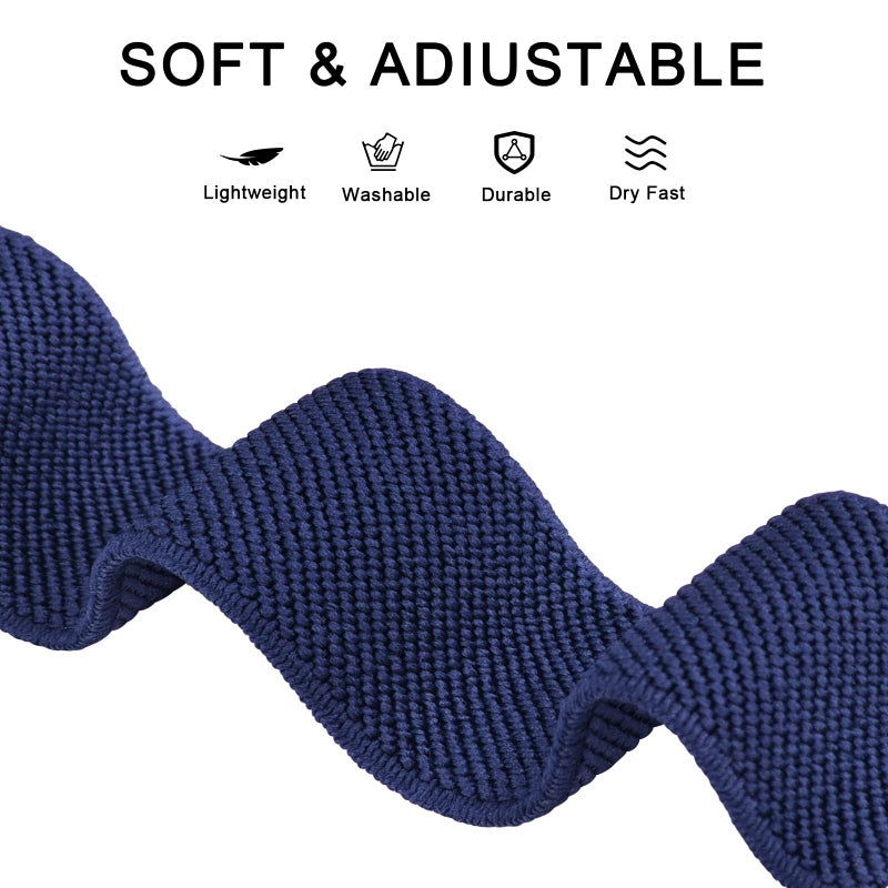 3 Pack Soft Adjustable Nylon Bands for Samsung Galaxy Fit 3 - Image 3