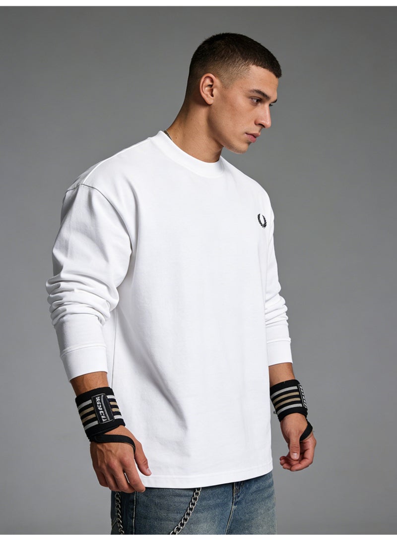 فريد بيري Fred Perry men's and women's laurel LOGO T-shirt | classic casual pullover/cotton 300g - Image 3