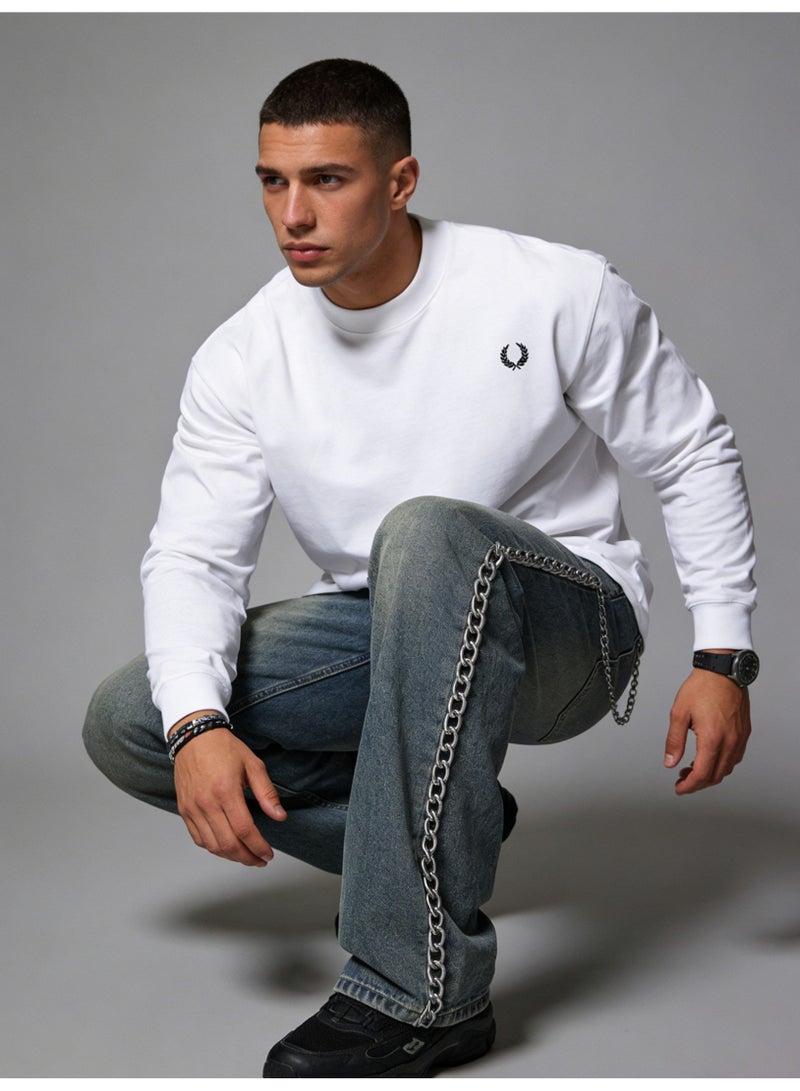 فريد بيري Fred Perry men's and women's laurel LOGO T-shirt | classic casual pullover/cotton 300g - Image 5