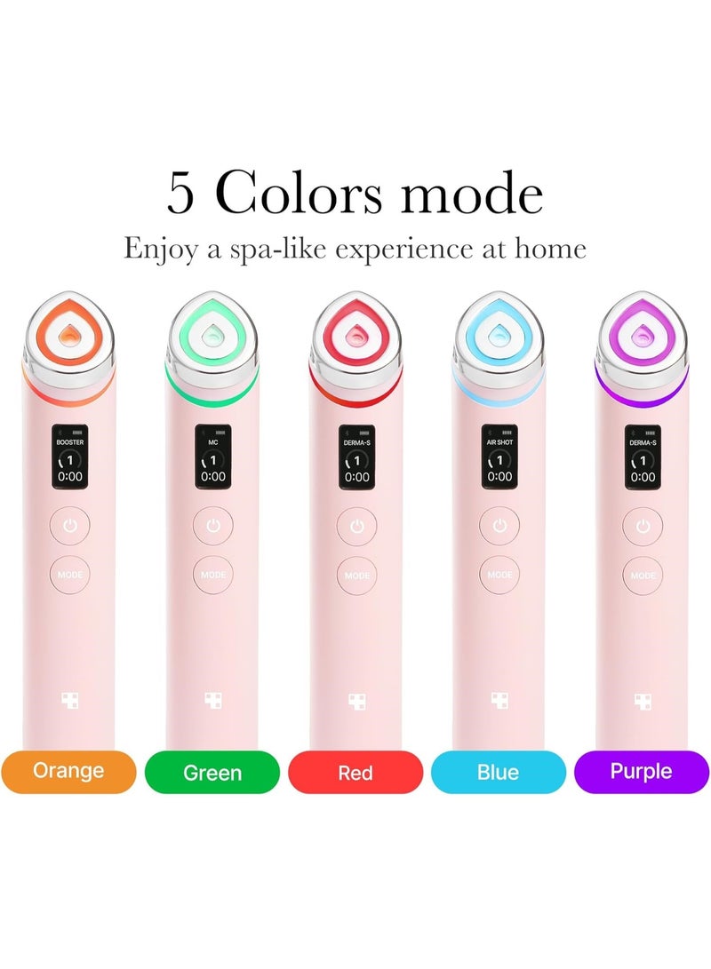 Medicube Age-R Booster Pro Pink | 6-in-1 Real Glass Glow Beauty Massager | Looking Glass Skin | Korean Skin Care - Image 2