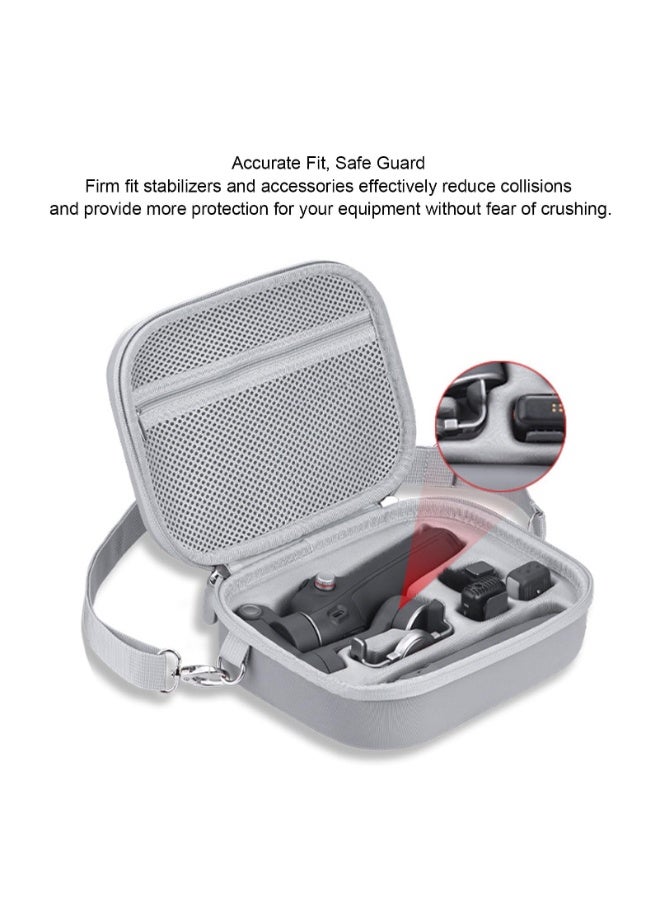 1Pcs for Osmo Mobile 7P Carrying Case, PU Portable Shoulder Bag for DJI OM 7/7P Protective Travel Storage Case Smartphone Gimbal Stabilizer Accessories - Image 3